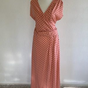 Lands End Faux Wrap Dress